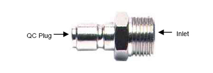 B.A.R. Group - Plug A Quick Connect M Inlet