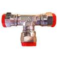 B.A.R. Group - TEE Swivel Adaptor FFF