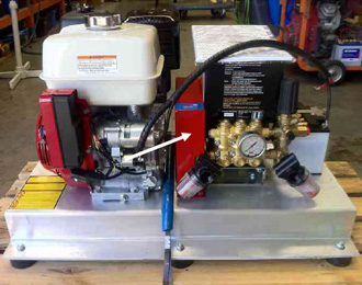 B.A.R. Group - BAR3013P-HEB Belt Drive 3000 Psi 15 l/min.